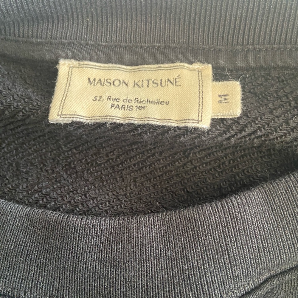 MAISON KITSUNE Black Sweater - Picture 3 of 6